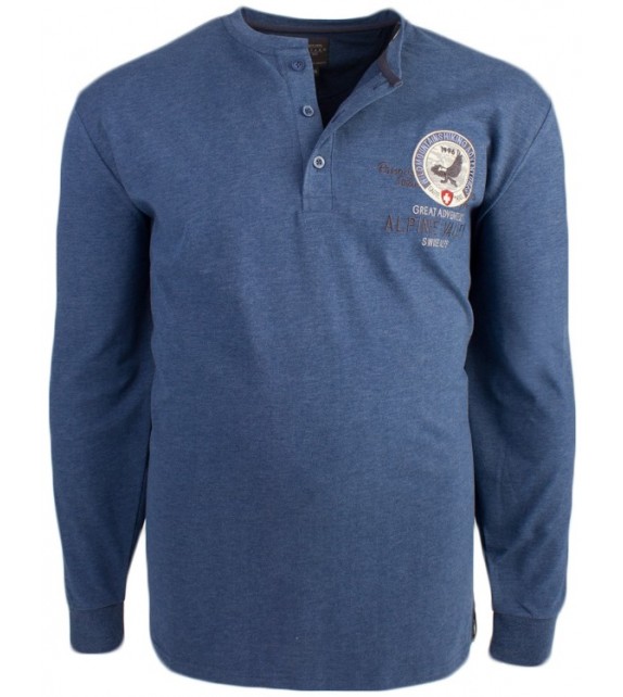 tshirt 1/1 mouw - Blauw