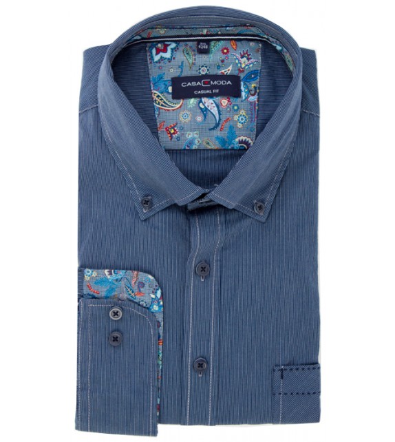 OUTLET hemd  1/1 mouw - Blauw