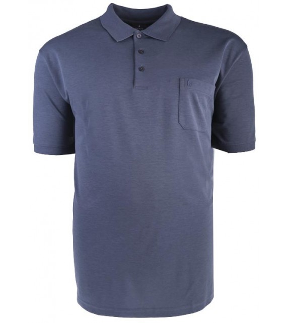 EASY CARE polo 1/2 mouw - Grijs