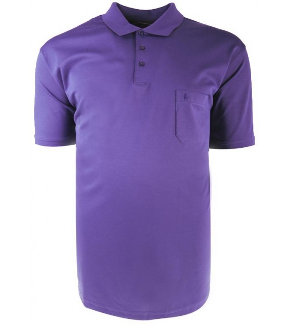 OUTLET EASY CARE polo 1/2 mouw - Lila