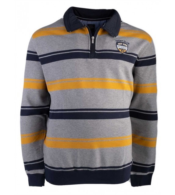 OUTLET sweater met ritsje