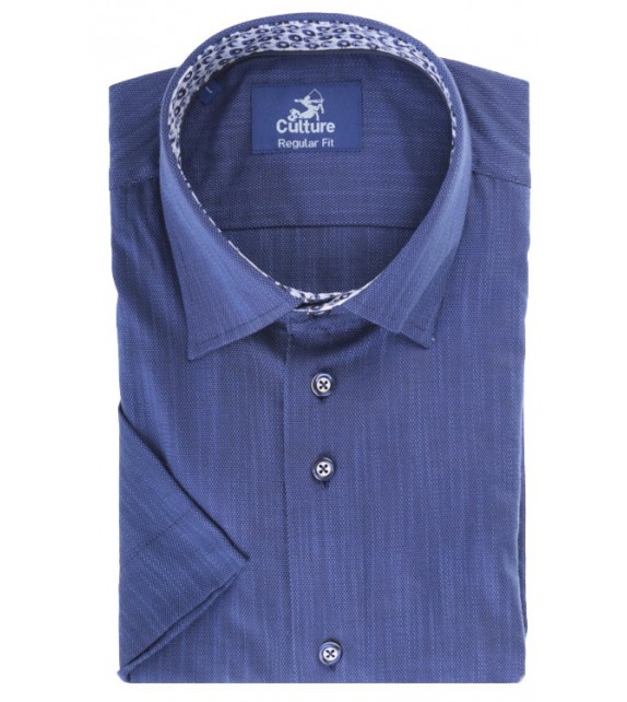 hemd  1/2 mouw - Blauw