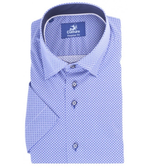 hemd  1/2 mouw - Blauw