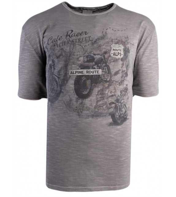 OUTLET tshirt 1/2 mouw - Bruin