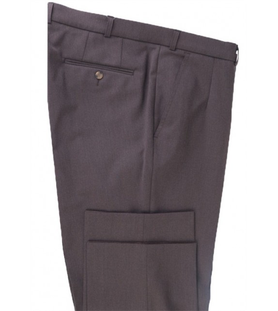 OUTLET broek lage taille - Bruin