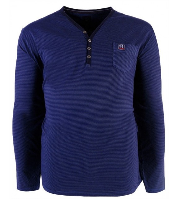 tshirt 1/1 mouw - Blauw