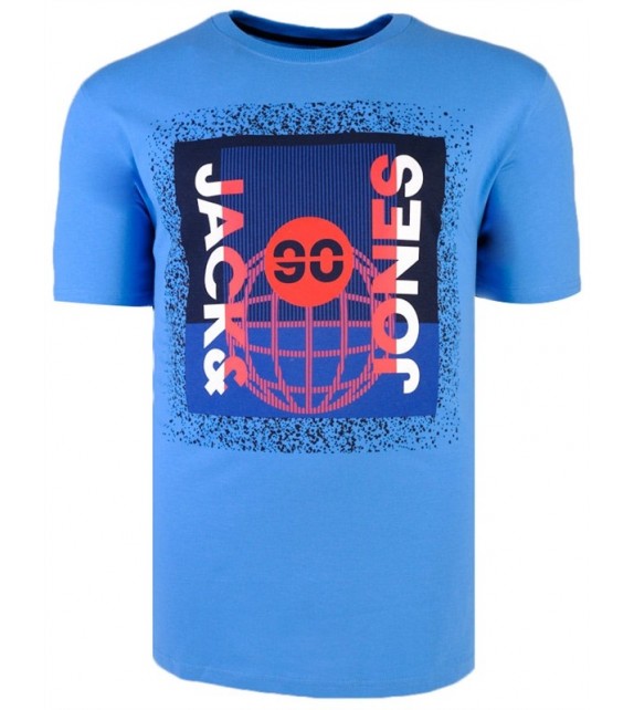 OUTLET tshirt 1/2 mouw - Blauw