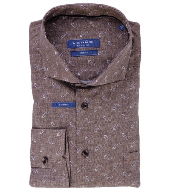 hemd 1/1 extra lange mouwen - Taupe