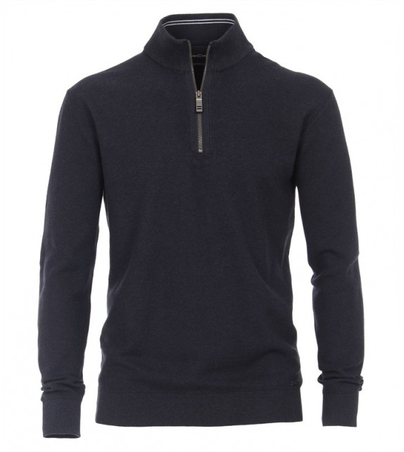pull met rits - Navy