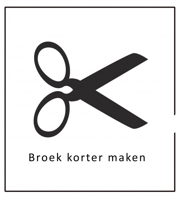broek wordt korter gemaakt - Wit