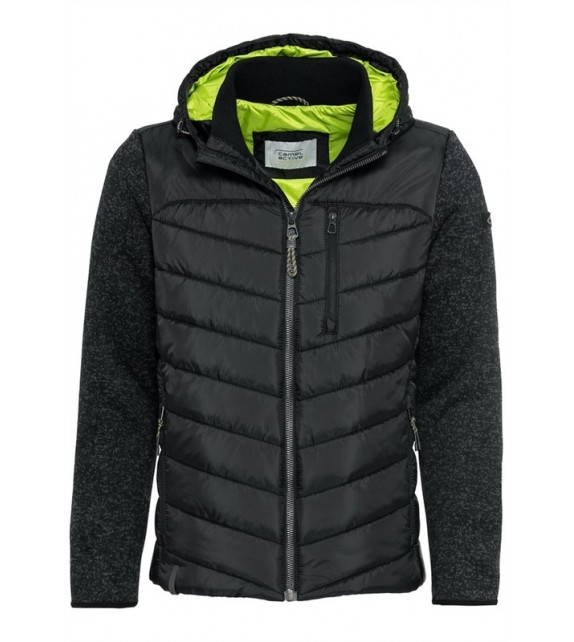 OUTLET cardigan met kap - Zwart