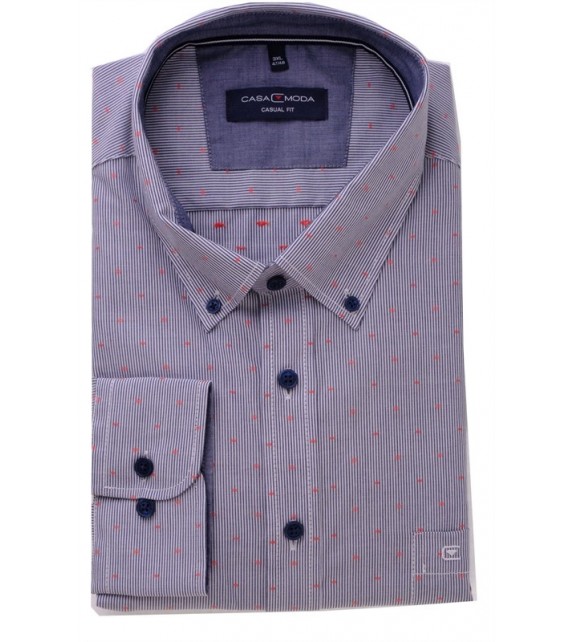 hemd 1/1 extra lange mouw - Navy