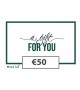 Cadeaubon €50 Webshop