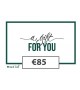 Cadeaubon €85 Webshop