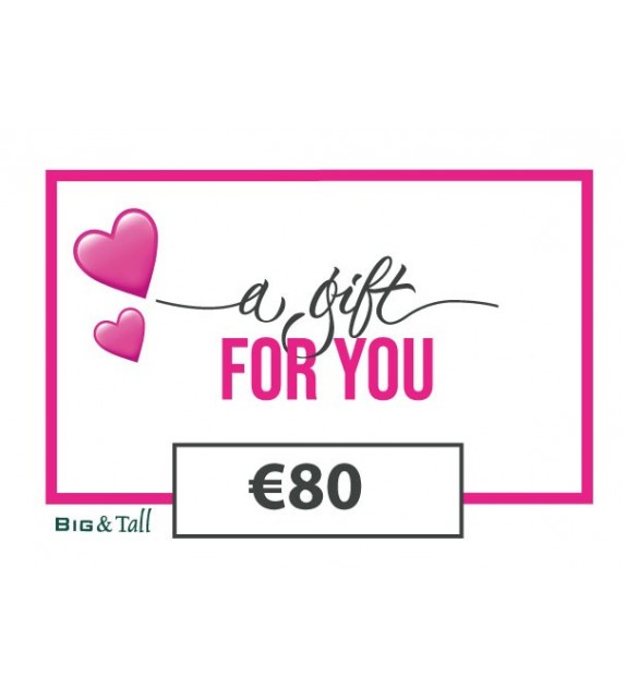 Cadeaubon €80 Webshop