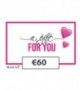 Cadeaubon €60 Webshop