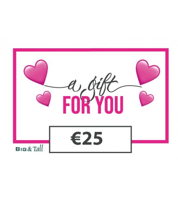 Cadeaubon €25 Webshop